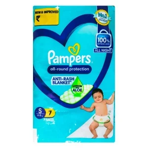 PAMPERS BLUE PANT REGS SM