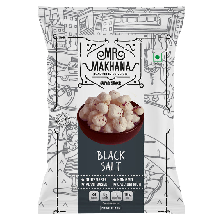 MR MAKHANA BLACK SALT 75 GM