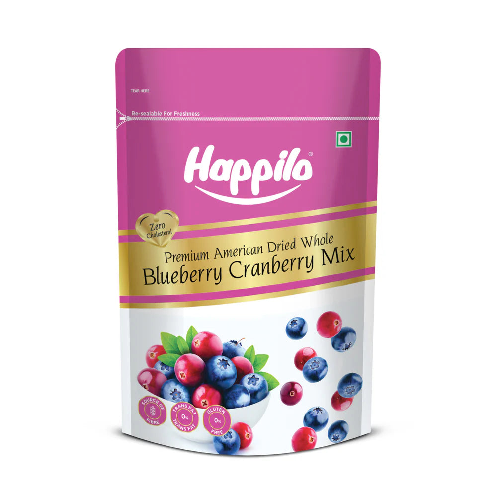 HAPPILO BLUEBERRY CRANBERRY DUET 200 GM