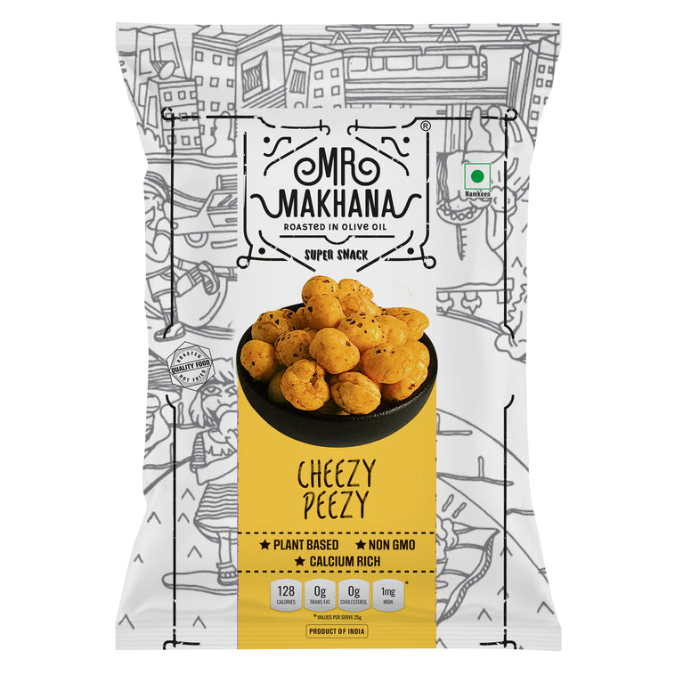 MR MAKHANA CHEEZY PEEZY MAKHANA 75G