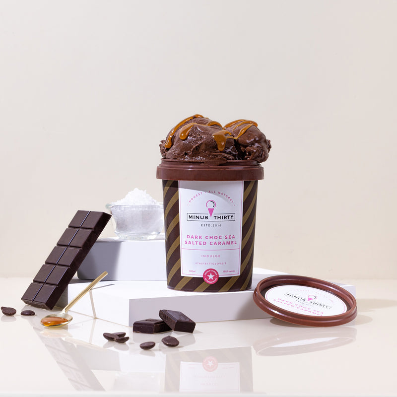 Dark Chocolate Sea Salted Caramel 500ml