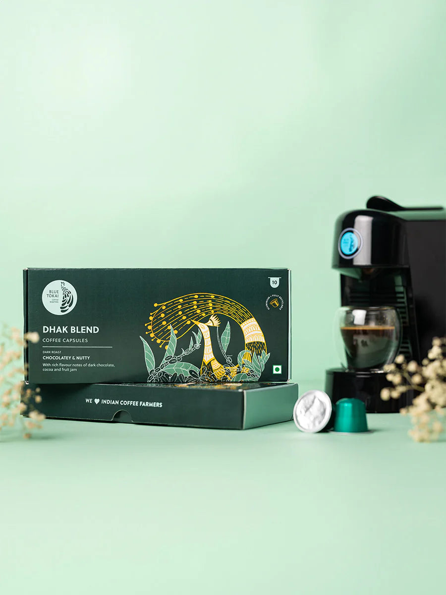 BLUE TOKAI DHAK BLEND COFFEE CAPSULES 10S
