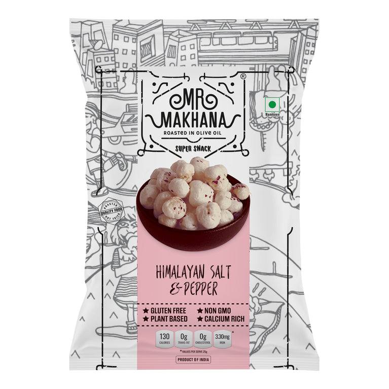 MR MAKHANA HIMALAYAN SALT & PEPPER MAKHANA 75G
