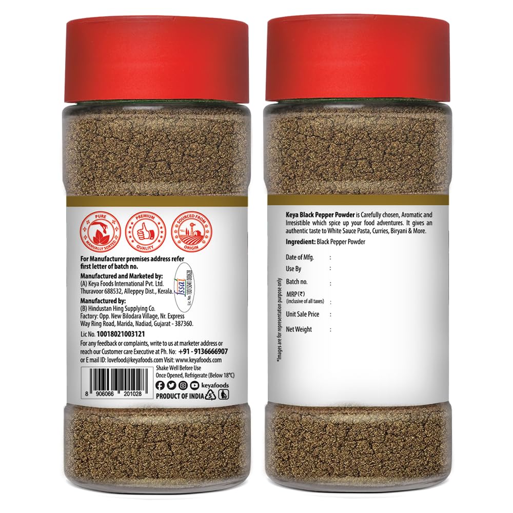 KEYA BLACK PEPPER POWDER