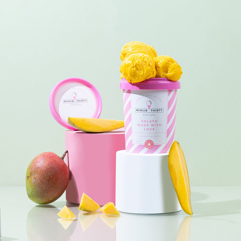MINUS THIRTY GELATO  VEGAN AND SUGARFREE MANGO 500 ML