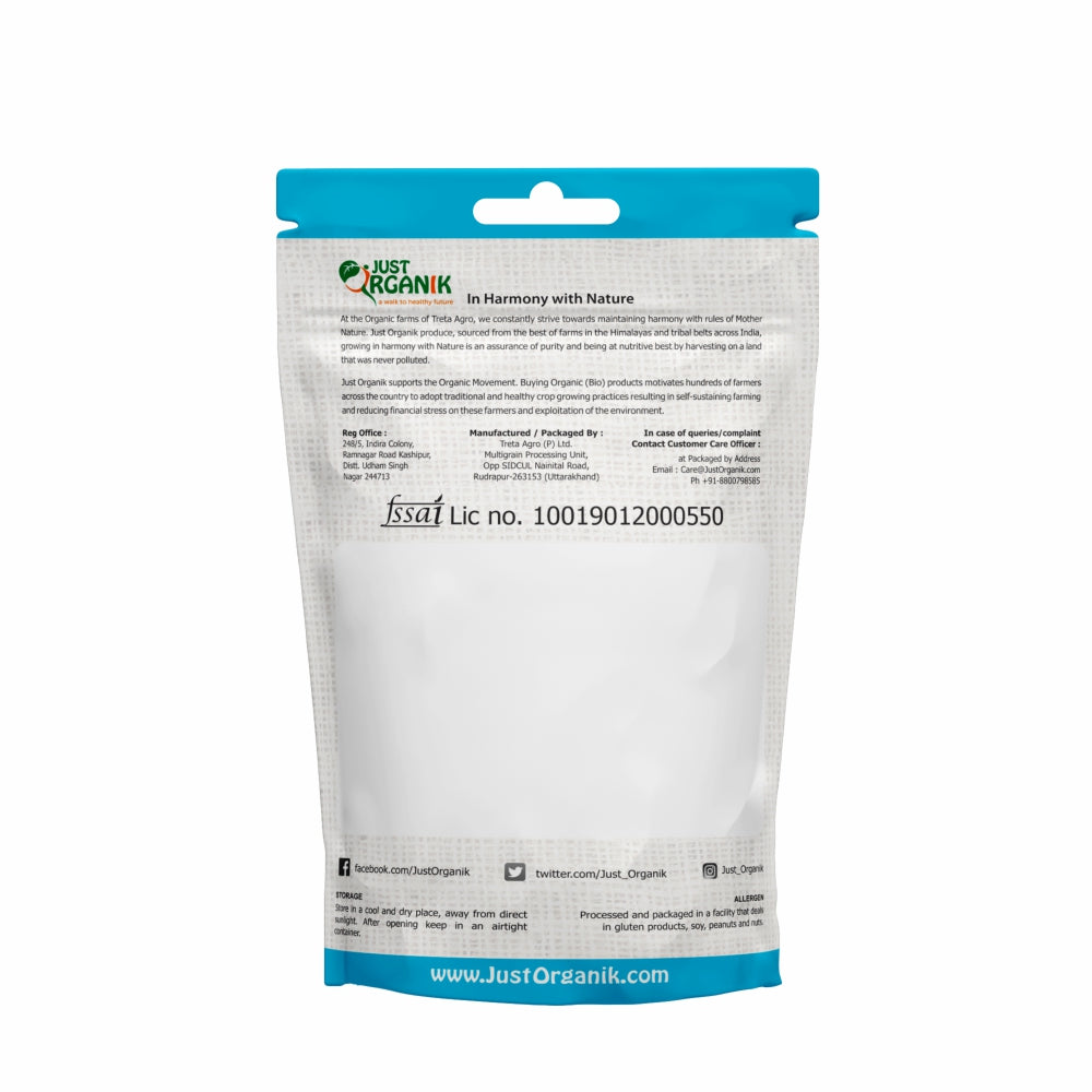 JUST ORGANIK MOTH WHOLE ORGANIC 500 GM