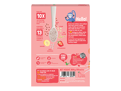 SLURP FARM CEREAL MULTIGRAIN MILLETS WITH STRAWBERRY 300 GM