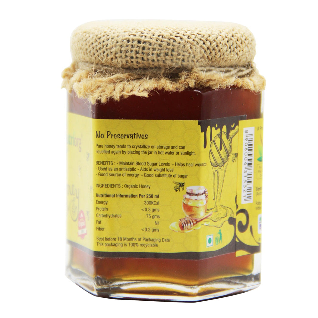 NUTRIORG ORGANIC HONEY 250 GM