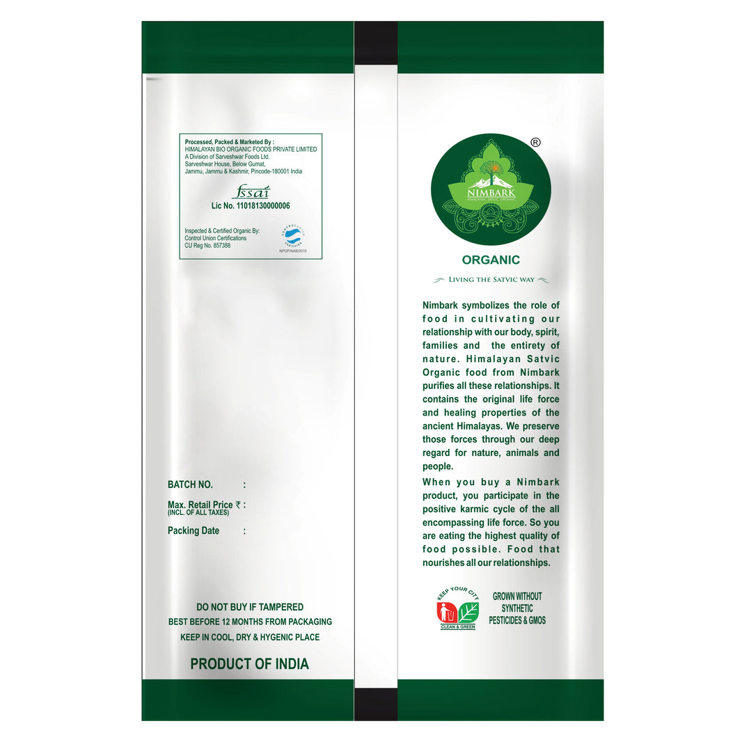 NIMBARK ORGANIC ARHAR DAL 500G