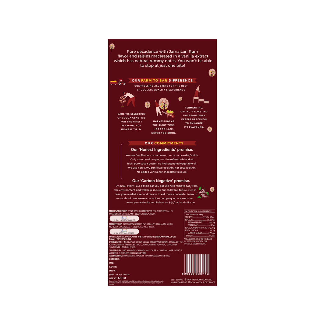 P&M RUMMY RAISINS