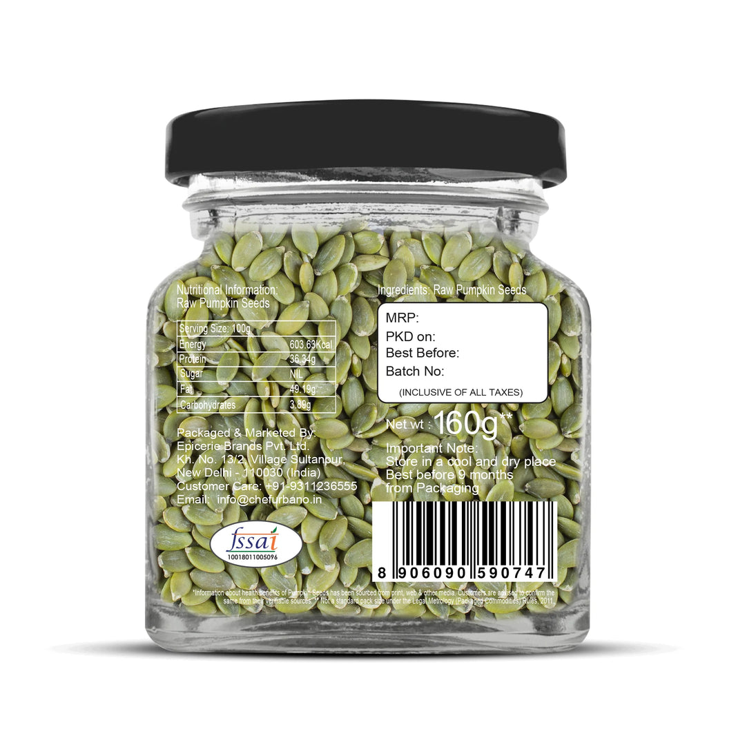 CHEF URBANO PUMPKIN SEEDS 160 GM