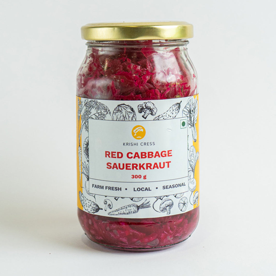 KRISHI CRESS RED CABBAGE SAUERKRAUT
