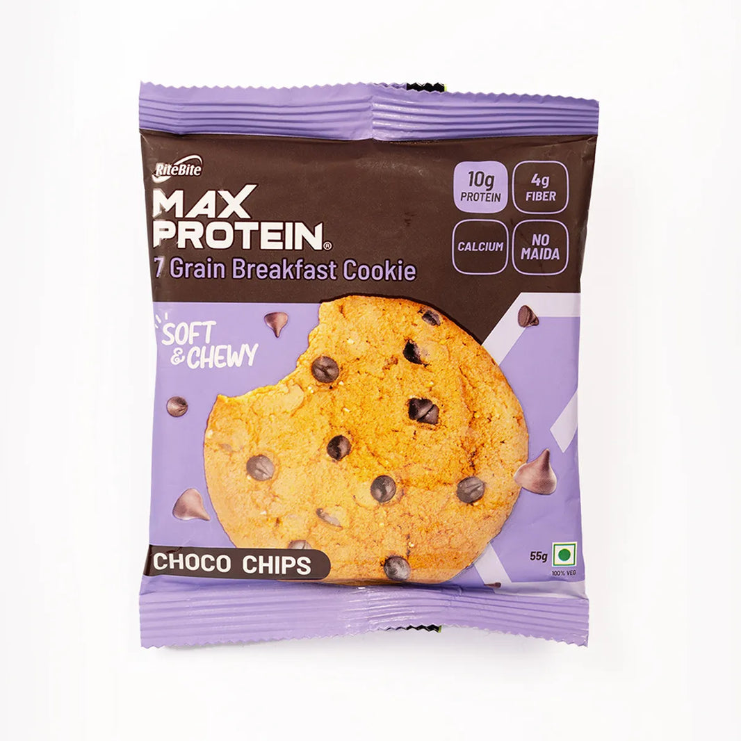 RITE BITE MAX PROTEIN CHOCO CHIPS 55G