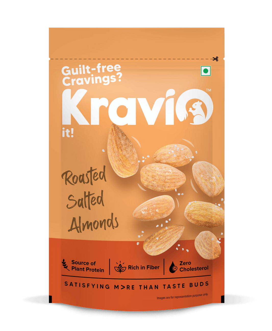 KRAVIN SALTED ALMONDS