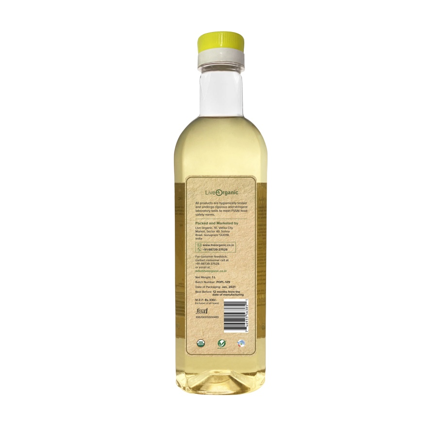ORG. SUNFLOWER OIL 1LTR