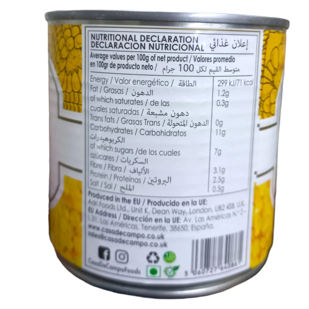 CASA DE COMPO SWEET CORN 340 GM