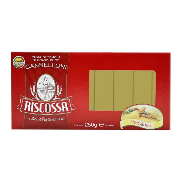 RISCOSSA CANNENOLLI PASTA 250 GM