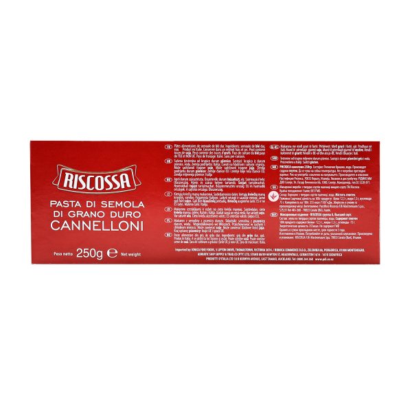 RISCOSSA CANNENOLLI PASTA 250 GM