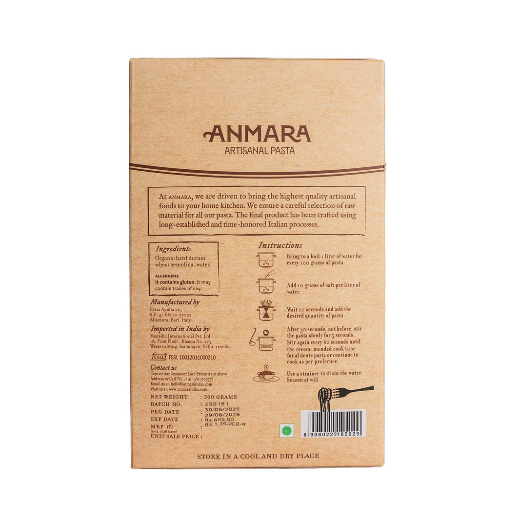 ANMARA ORGANIC ELICOIDALI PASTA