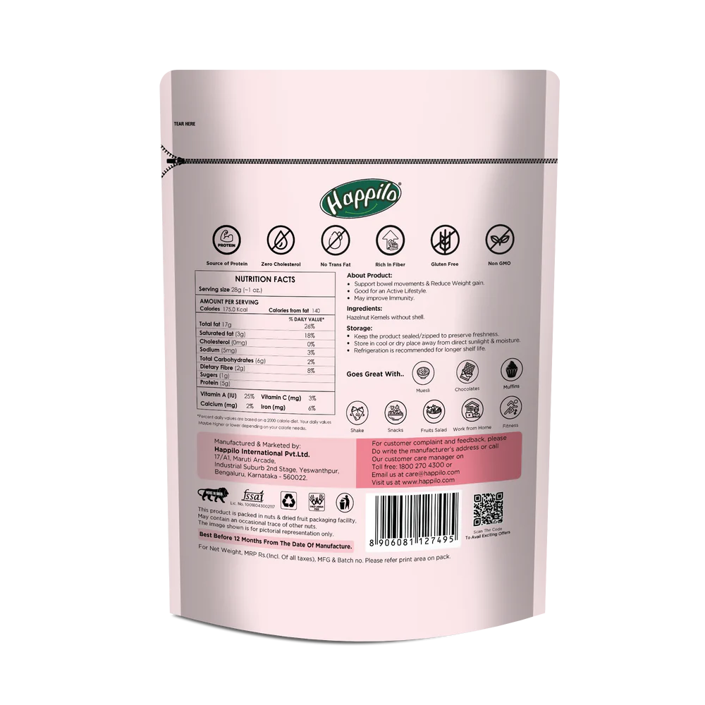HAPPILO TURKISH HAZELNUT 150 GM