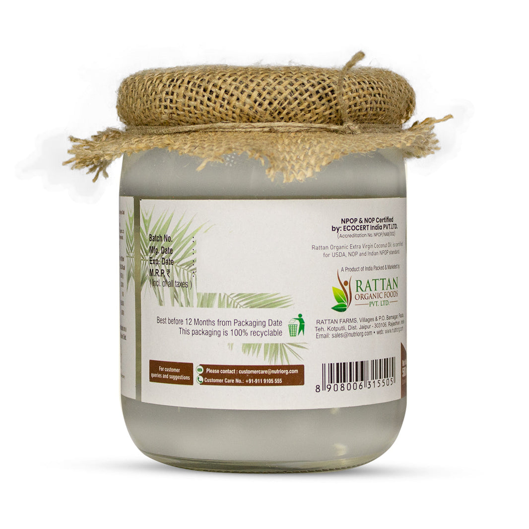 NUTRIORG EXTRA VIRGIN COCONUT OIL