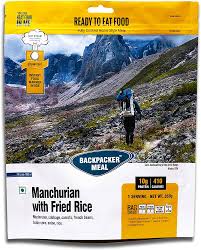 BACKPACKER MEAL MANCHURIAN WITH FRIED RICE - 350G - SuperMarcheStore
