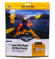BACKPACKER MEAL PANEER BUTTER MASALA WITH WHEAT PARANTHA - 350G - SuperMarcheStore