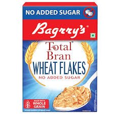BAGGRYS TOTAL BRAN WHEAT FLAKES NO SUGAR 500 GM - SuperMarcheStore