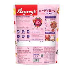 BAGRRYS CHRUNCY NUY FRUITY MUESLI 425G - SuperMarcheStore