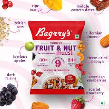 BAGRRYS CRUNCHY FRUIT &NUT MUESLI 400G - SuperMarcheStore