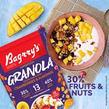 BAGRRYS GRANOLA ALMONDS 400 GM - SuperMarcheStore