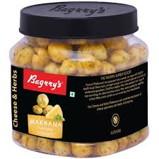 BAGRRYS MAKHANA, CHEESE AND HERBS, 100G - SuperMarcheStore