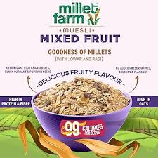 BAGRRYS MILLET FARM MIX FRUIT MUESLI 500G - SuperMarcheStore
