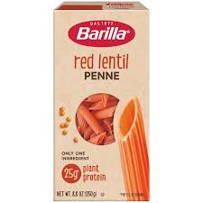 BARILLA RED LENTILS ROSSE PENNE PASTA 250 GM - SuperMarcheStore