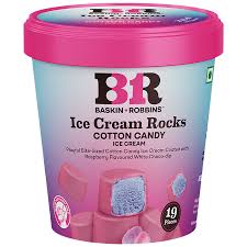 BASKIN ROBBIN ICECREAM ROCKS COTTON CANDY 228 ML - SuperMarcheStore