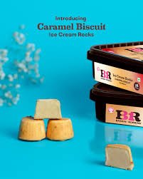 BASKIN ROBBINS ICECREAM ROCKS CARAMEL BISCUITS 192 ML - SuperMarcheStore