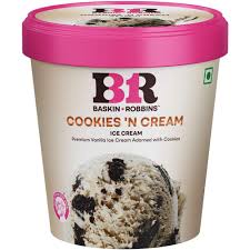 BASKIN ROBIN COOKIES N CREAM 450 ML - SuperMarcheStore