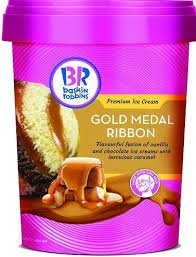 BASKIN ROBIN GOLD MEDDAL RIBBON 450 ML - SuperMarcheStore