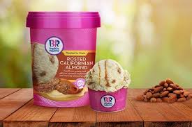 BASKIN ROBIN ROASTED CALIFORNIAN ALMOND 450 ML - SuperMarcheStore
