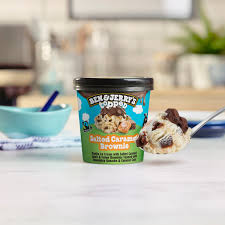 BEN & JERRY SALETED CARAMEL BROWNIE 465 ML - SuperMarcheStore