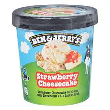 BEN & JERRY STRAWBERRY CHEESECAKE - SuperMarcheStore