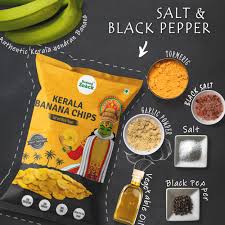 BEYOND SNACK KERALA BANANA CHIPS SALT AND BLACK PEPPER - SuperMarcheStore
