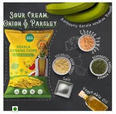 BEYOND SNACK KERALA BANANA CHIPS SOUR CREAM ONION & PARSLEY 95G - SuperMarcheStore