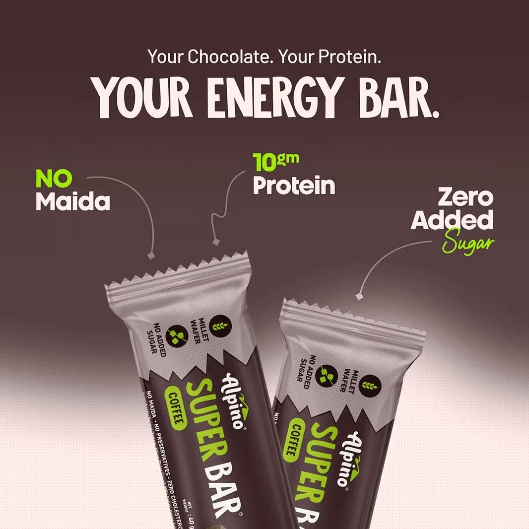 ALPINO SUPER BAR CHOCOLATE COFFEE 40 GM