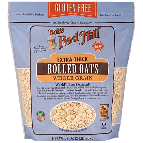 BOBS RED MILL EXTRA THICK ROLLED OATS WHOLE GRAIN 907G - SuperMarcheStore