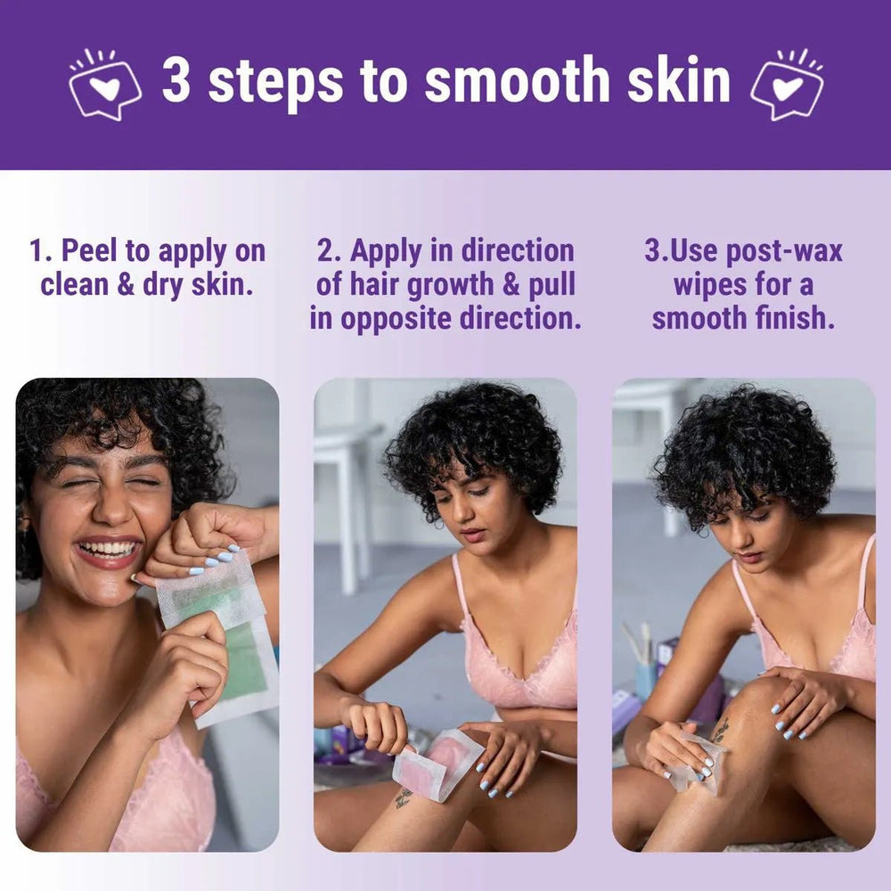 BOMBAY SHAVING BOMBAE BODY WAX STRIPS ALOE VERA SEN SKIN - SuperMarcheStore