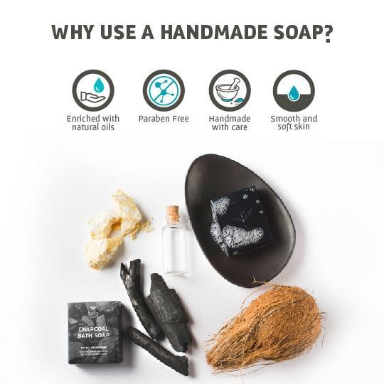 BOMBAY SHAVING COMPANY CHARCOAL BATH SOAP 125G - SuperMarcheStore