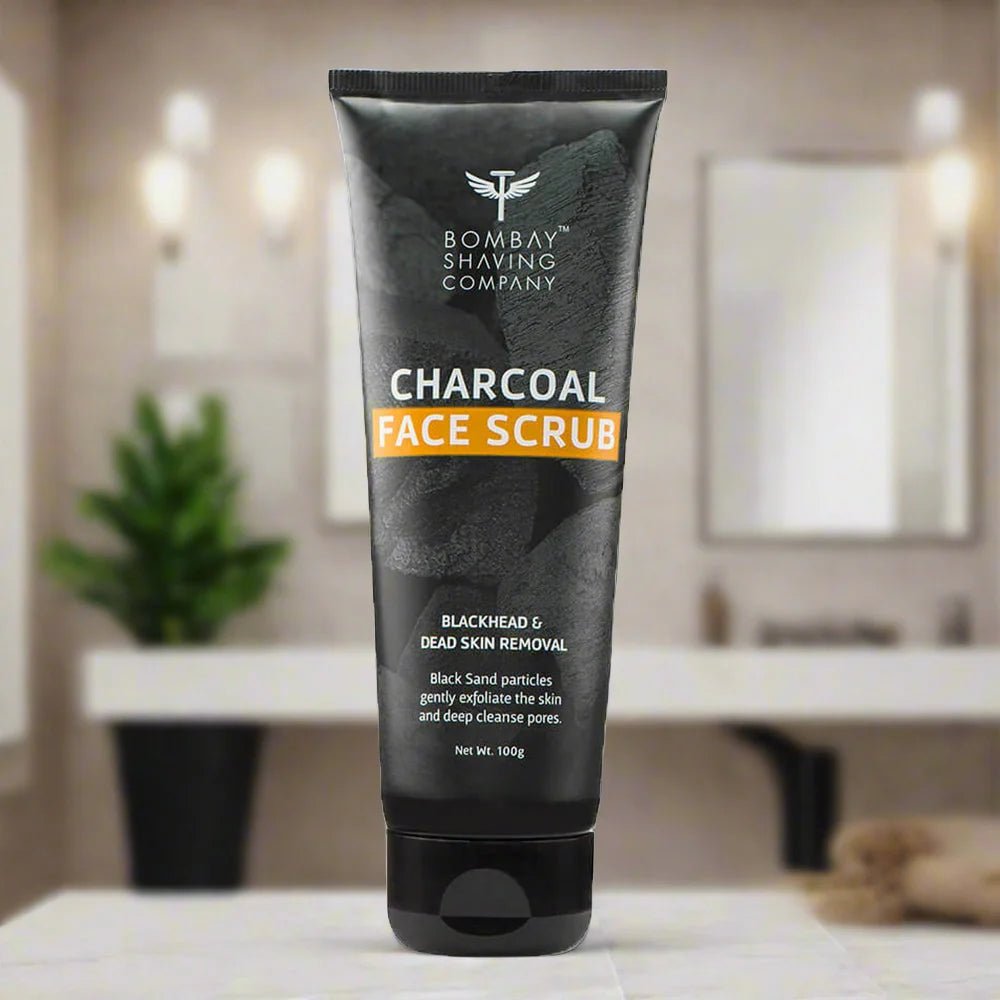 BOMBAY SHAVING COMPANY CHARCOAL FACE SCRUB 100G - SuperMarcheStore