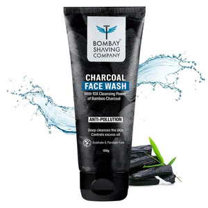 BOMBAY SHAVING COMPANY CHARCOAL FACE WASH 100G - SuperMarcheStore