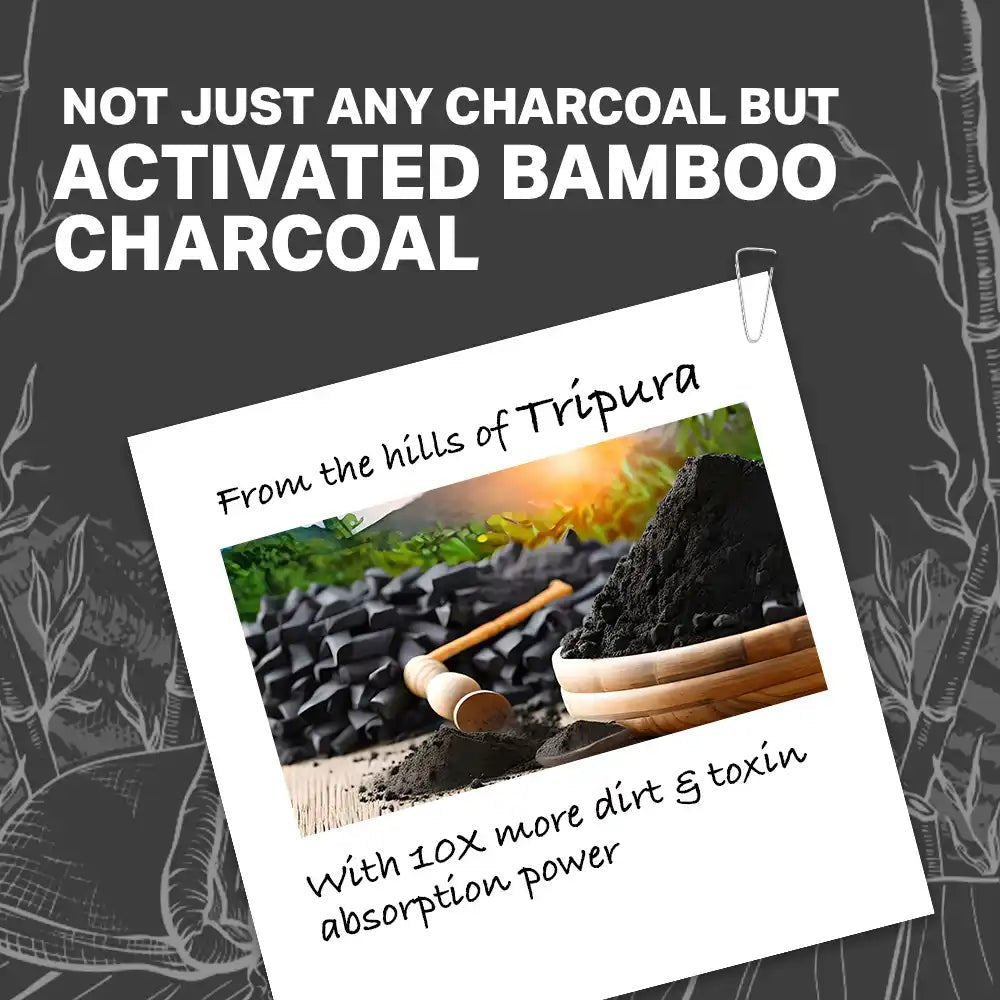 BOMBAY SHAVING COMPANY CHARCOAL FACE WASH 100G - SuperMarcheStore